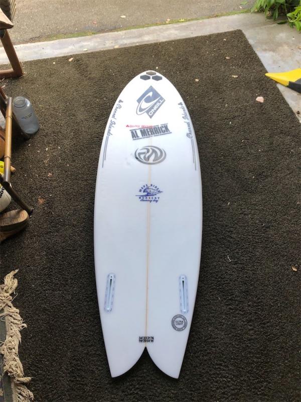 5'6 Al merrick fish beard Santa Cruz - BoardRecycler - Buy and