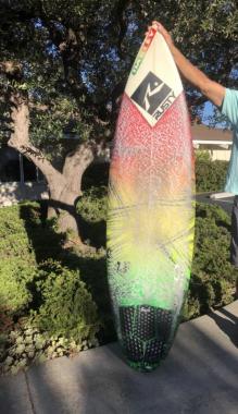 Surfboard Rusty 4F 6.3 35.7 Liters Perfect condition Fins included 