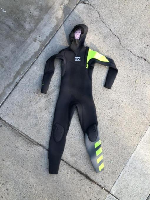 5/4mm billabong furnace wetsuit with hood 