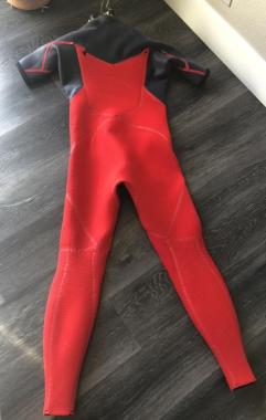 Wetsuit - Quicksilver Custom 3mm Short Sleeve Fully Lined Quick Dry Info-red Lined Wet Suit