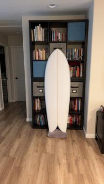 5’7 Custom Fish Surfboard 