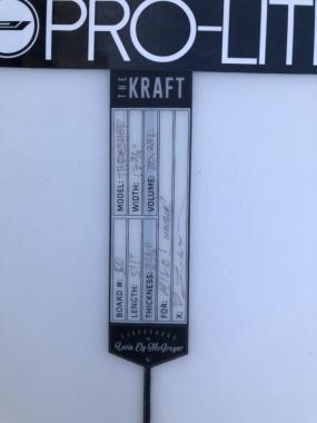5’1” the Kraft grom shortboard
