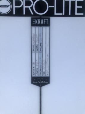 The Kraft 5’6” surfboard
