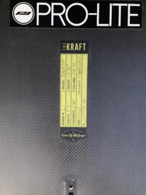 The Kraft Carbon fiber grom surfboard