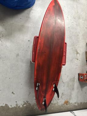 6’1 triple fin,