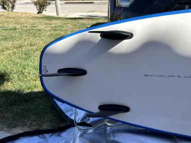 9ft Surftech BlackTip soft top w/ travel bag