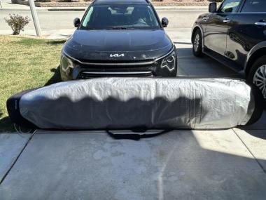 9ft Surftech BlackTip soft top w/ travel bag